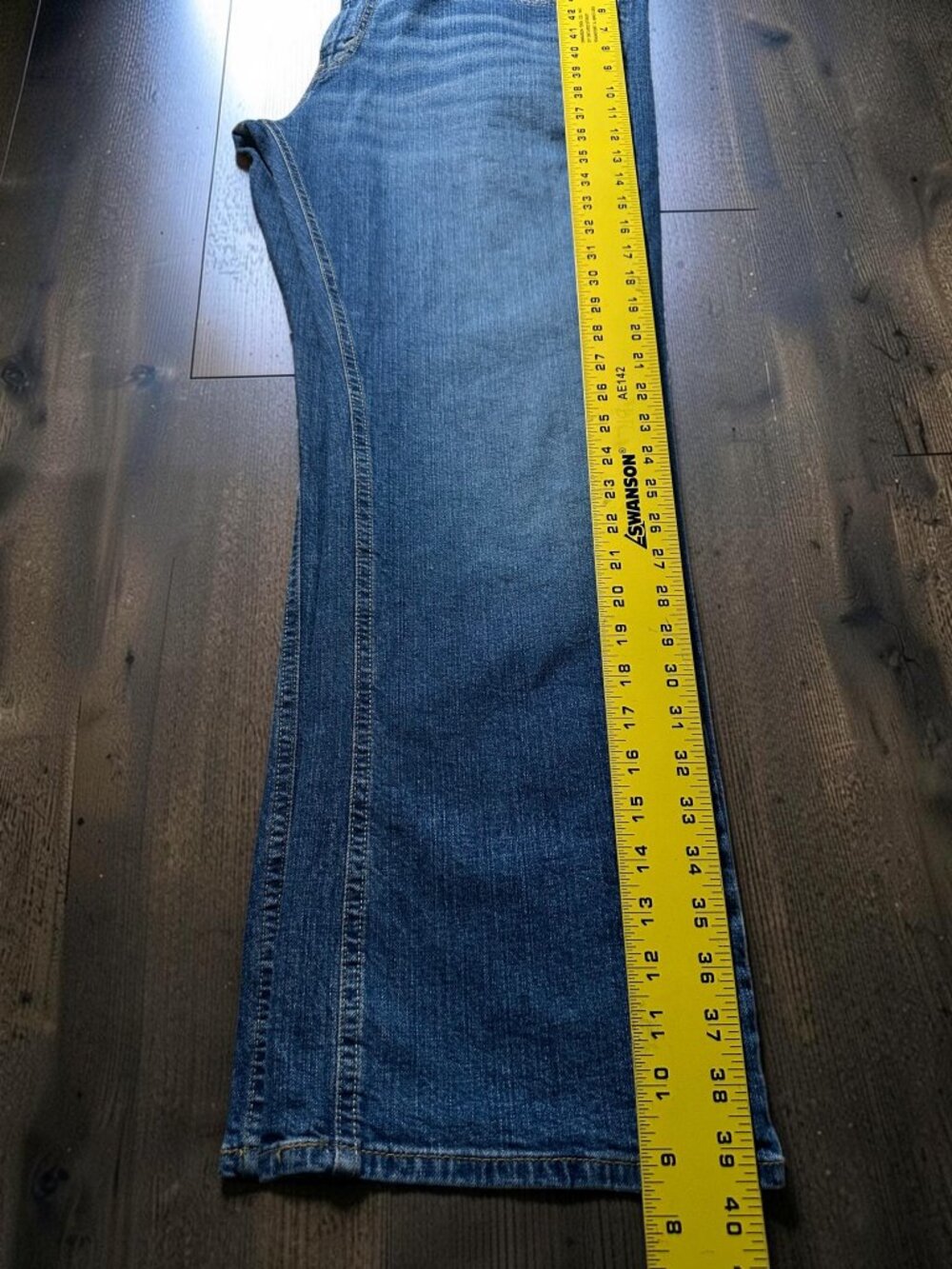 Levi Strauss Signature Men’s Bootcut Jeans 36x30 Medium Wash Casual Y2K - Picture 9 of 11